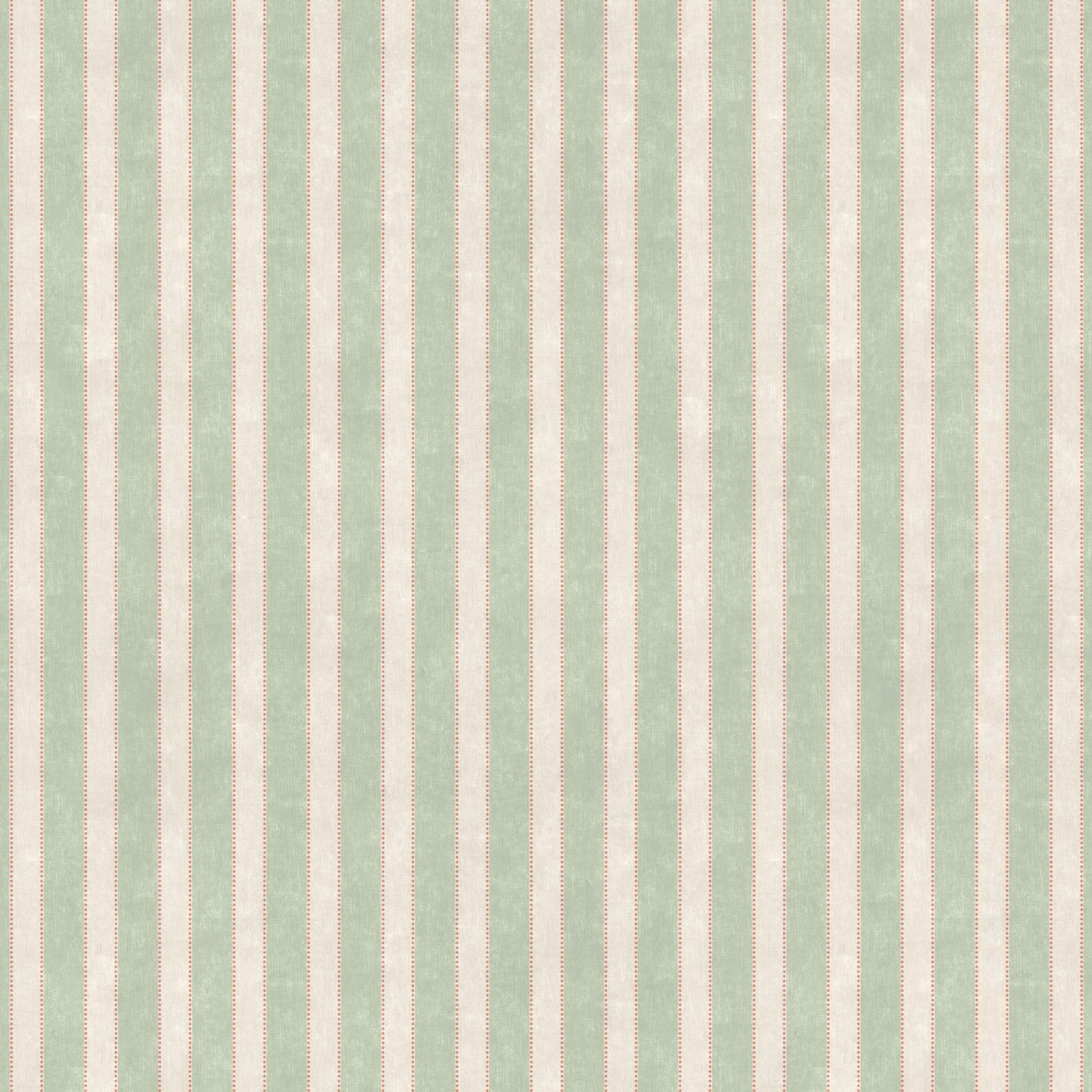 Patterned fabric with alternating green and beige stripes