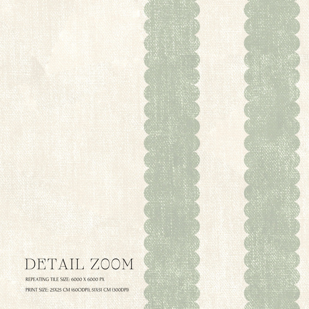 Textured green and white pattern with 'Detail Zoom' text on a plain background