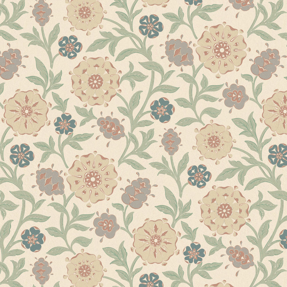 Fairytale Flowers Seamless Pattern - 012